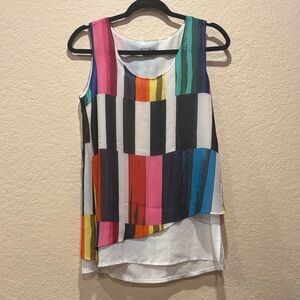 Zoe Colorful Sleeveless Women's Top